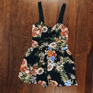 Band of Gypsies Floral Romper